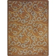 thumbnail image 1 of Joy Carpets Kaleidoscope Rodeo 7'8" x 10'9" Area Rug in Color Chocolate, 1 of 3