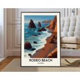 Rodeo Beach California Wall Art Print, Marin Headlands Coastal Decor ...