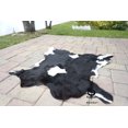 Rodeo Black Calf cowhides rugs cow skin small size approx 2x33x3 ft