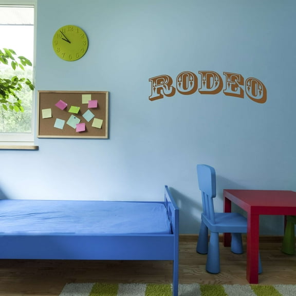 Rodeo Boots And Hat Cowboy Cowboys Roping Horse Shierf In Town Shootout Wrangler Chaps Rodeo Horse Pony Bull Steer Stallion Roper Decorating Ideas Wall Decal Sticker - Size: 20 In X 6 In