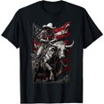 Rodeo Bucking Bull Riding Cowboy Western T-Shirt - Walmart.com
