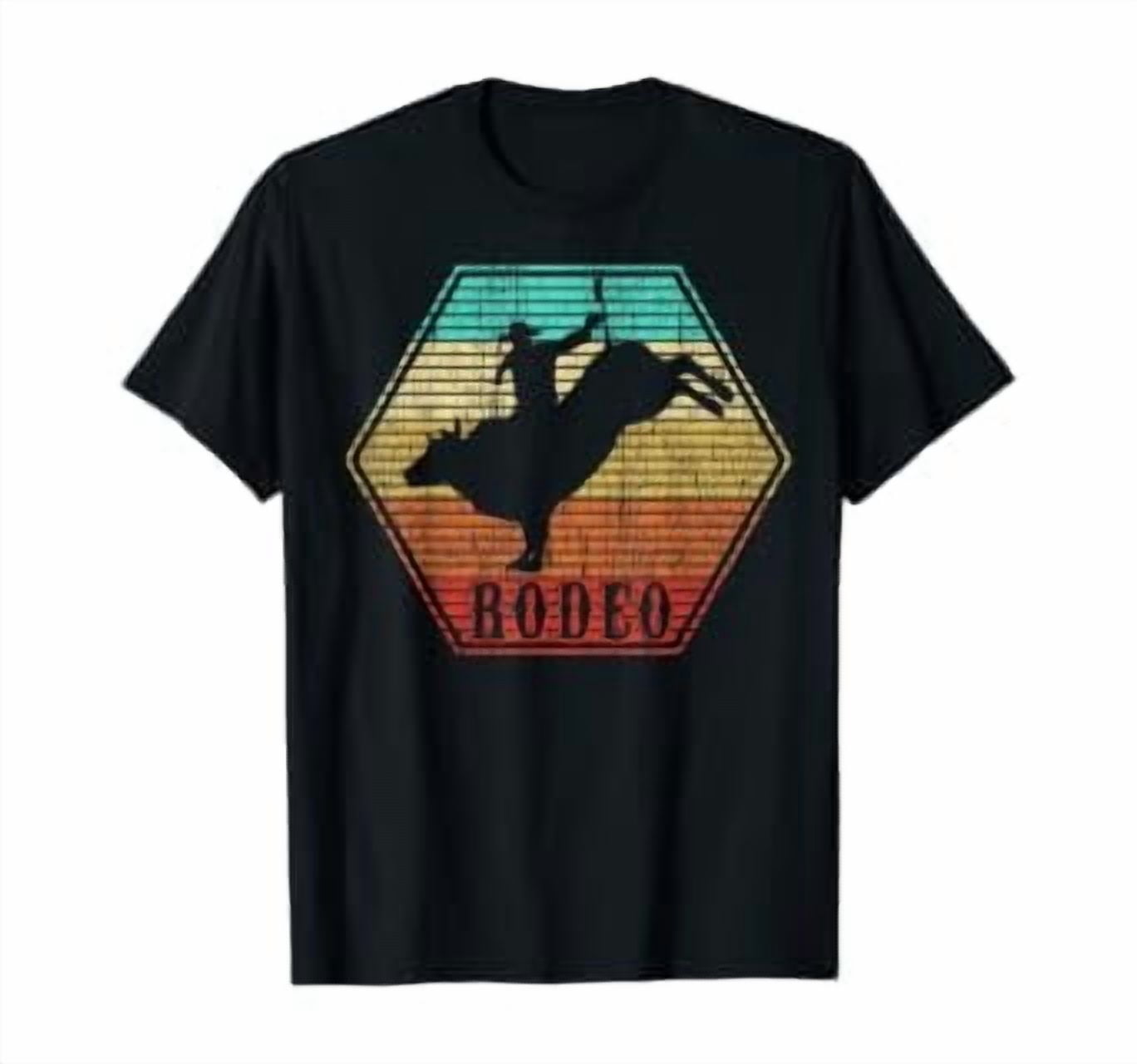 Bull Rider Cloth Rodeo Bull Riding Vintage Cowboy T-Shirt - Walmart.com