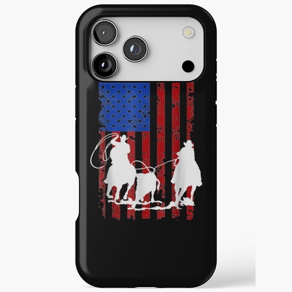 Rodeo Cowboy Calf Roping Country for iPhone Case 17 11 12 13 14 15 16 Pro Max