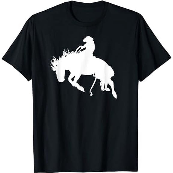Rodeo Cowboy Horse Riding, Bucking Horse Western T-Shirt