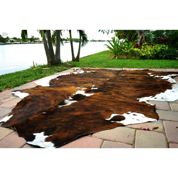 Rodeo Cowhide Rugs Brown Brindle Cowhide Rug