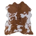 thumbnail image 1 of Rodeo Cowhide Rugs Brown and White Calfskin Rug, 1 of 2