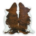 thumbnail image 1 of Rodeo Cowhide Rugs Classic Brown Brindle Cowhide Rug, 1 of 2