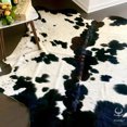 thumbnail image 1 of Rodeo Cowhide Rugs Dark Spotted Tricolor Cowhide Rug, 1 of 2