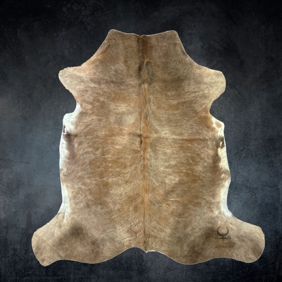Rodeo Cowhide Rugs Exquisite Caramel Brindle Cowhide Rug