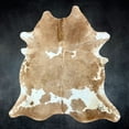 thumbnail image 1 of Rodeo Cowhide Rugs Extra Large Brown & White Cowhide Rug 6.8' x 7.5' - 4704, 1 of 2