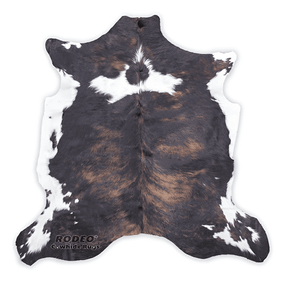 Rodeo Cowhide Rugs Maple Cream Brindle Cowhide Rug