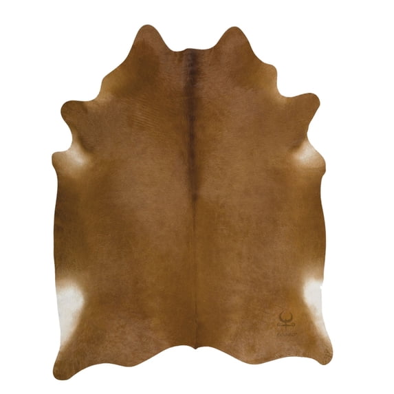 Rodeo Cowhide Rugs Solid Brown Cowhide Rug