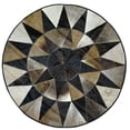 thumbnail image 1 of Rodeo Cowhide Rugs Star Round Cowhide Patchwork, 1 of 2