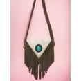 thumbnail image 1 of Rodeo Cowhide Rugs Triangle Cowhide Purse with Fringe, 1 of 2