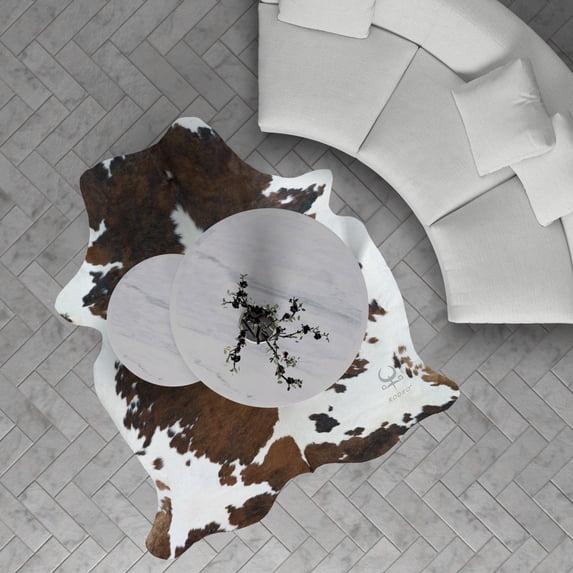 Rodeo Cowhide Rugs Tricolor Cowhide Rug