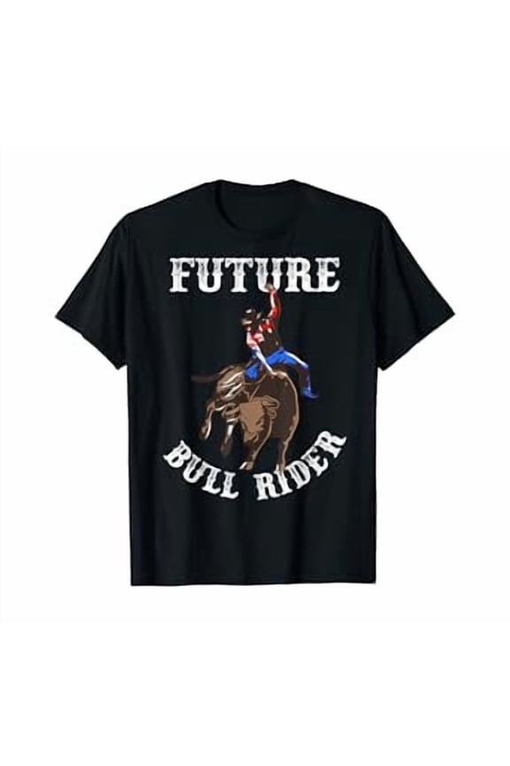 Rodeo Future Bull Rider Bull Riding Mechanical Boys Kids T-Shirt