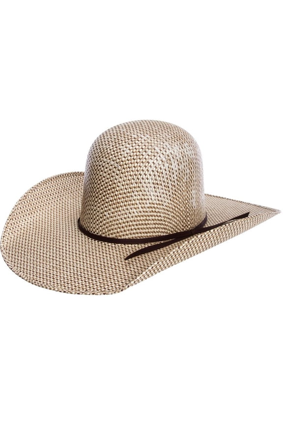 Mens RK 3 Tone Open Crown 4 1/2in Brim 71/8 Beige