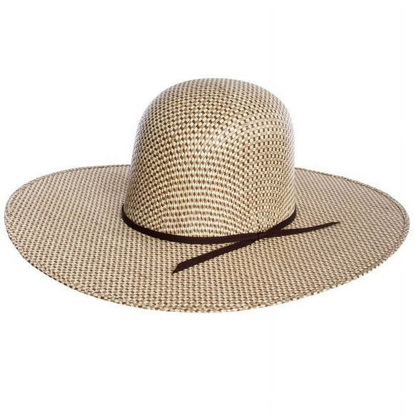 Rodeo King Mens RK 3 Tone Open Crown 5in Brim 73/8 Beige