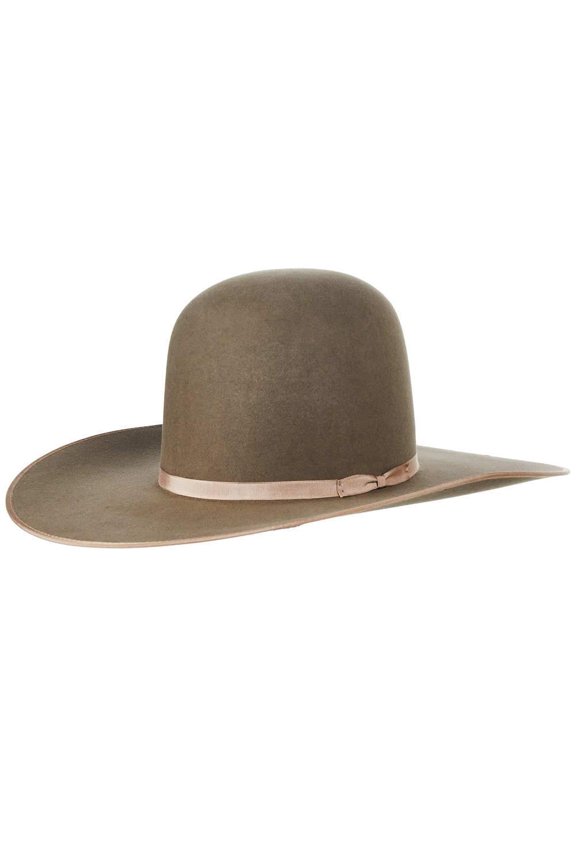 Mens RK 7X Bound Edge 4 1/2in Brim Open Felt 63/4 Pecan