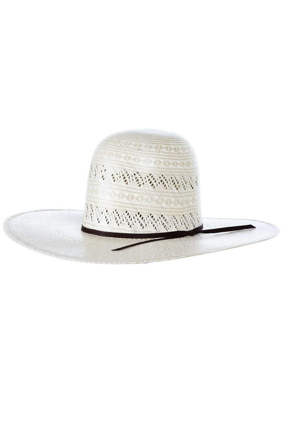 Mens RK Prime Time 41/2in Brim Straw Hat 73/8