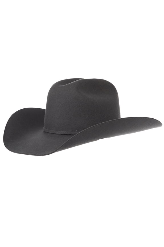Mens RK Specialist 4X  4 1/4in Brim Felt Hat 71/2 Grey
