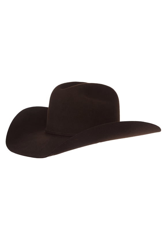 Mens RK Specialist 4X  4 1/4in Brim Felt Hat 71/4 Chocolate