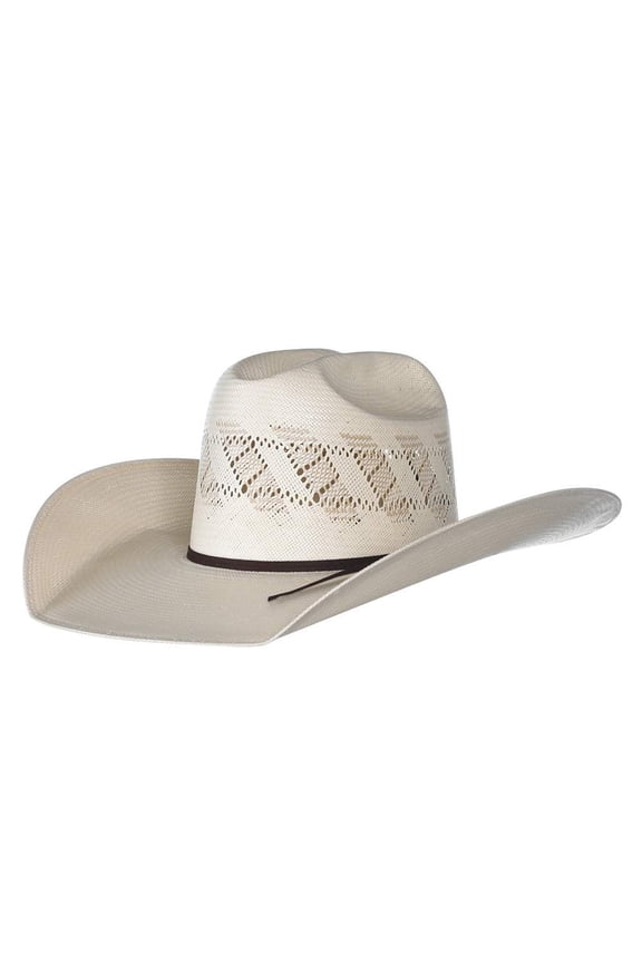 Mens RK The Wind Shantung 4 1/2` Brim Open Crown 71/2 Ivory