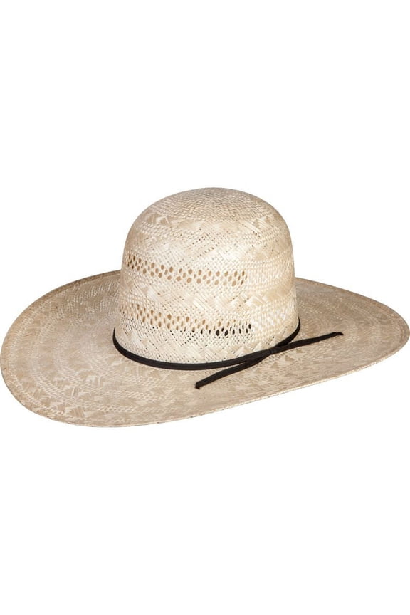 Mens Rk Rami Sisal 4 1/2` Brim Open Straw 71/8 Beige