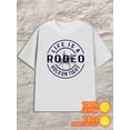 thumbnail image 1 of Rodeo Life Tee men 180G 100% Cotton white Basic Unisex Shirt Graphic Tee tshirts Basic Unisex Shirt Cotton tshirts Classic Unisex Shirt Short Sleeve tshirts, 1 of 7