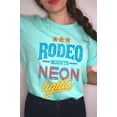 thumbnail image 1 of Rodeo Nights Neon Lights Graphic T Shirts, 1 of 10