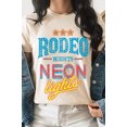 thumbnail image 1 of Rodeo Nights Neon Lights Graphic T Shirts, 1 of 11