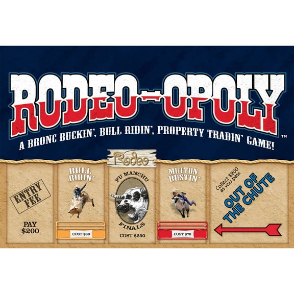 Rodeo Opoly Board Game, by Late for the Sky