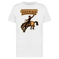 thumbnail image 1 of Rodeo Riding Cowboy Graphic T-Shirt Men -Image by Shutterstock, Male 3X-Large, 1 of 2