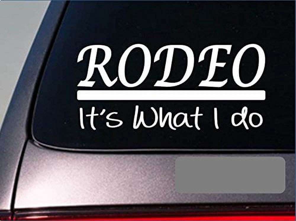 Rodeo sticker decal *E295* angus farmer ranch herford cow bull fence ...