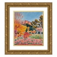 thumbnail image 1 of Roderic O'Conor 15x17 Gold Ornate Wood Frame and Double Matted Museum Art Print Titled - Landscape, Cassis (1913), 1 of 4