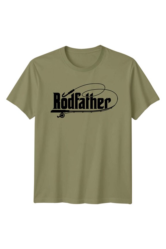Rodfather Fishing Hobbies Mens T-Shirt Fisherman All Size S-5XL