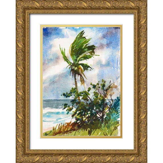 Rodgers, Richard A. 18x24 Gold Ornate Wood Framed with Double Matting Museum Art Print Titled - Ocean Breeze