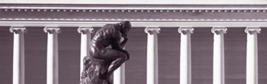 Rodin Sculpture San Francisco California USA Canvas Art - Panoramic Images (18 x 6)