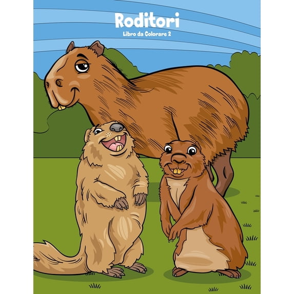 Roditori Roditori Libro da Colorare 2, Book 2, (Paperback)