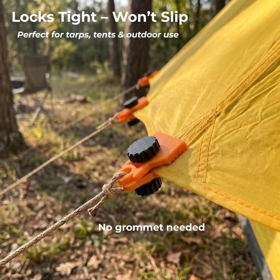 Rodiuiu 1/2/3Pcs Heavy Duty Tarp Clip, Outdoor Camping Tent Fastener Clip, Windproof Fixing Clamp for Awnings, Sun Shade Covers, Canopies
