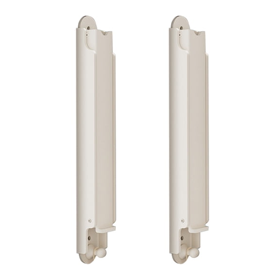 Rodiuiu 1/2Pcs Wall Mount Clothes Drying Rack Retractable Foldable Small Spaces Laundry Room Bedroom Bathroom Clothes Hanger Rack