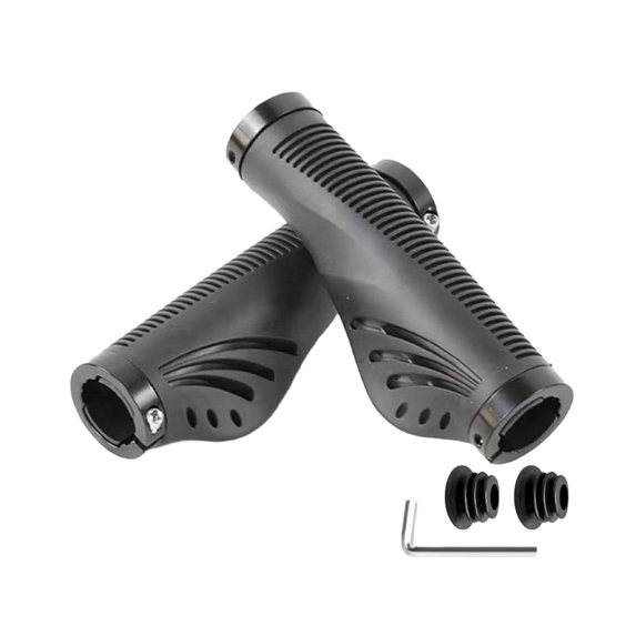 Rodiuiu 1 Set Bicycle Handlebar Grip End Ergonomic Non-slip Universal MTB Road Mountain Bike Handle Grip Cover Replacement Bicycle Accessories