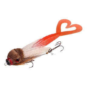 Rodiuiu 21CM/40G Mouse Deer Artificial Lure with Feathered Bird Head Soft Tails Long Casting Slow Sinking Bionic Swimbait Fishing Accessories