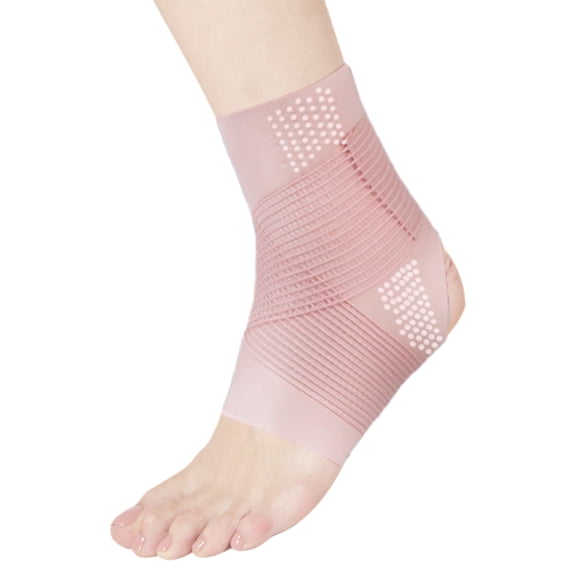 Rodiuiu Ankle Support Brace Men Women Ankle Compression Sleeve Foot Brace with Adjustable Wrap for Sprained Achilles Tendonitis Plantar Fasciitis