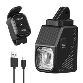 Rodiuiu Bicycle Headlight USB Rechargeable Modes Adjustable 1000LM Waterproof MTB Road Mountain Bike Night Riding Cut-Off Line Beam Front Lamp