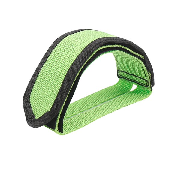 Rodiuiu Bike Cycling Pedal Tape Anti-slip Toe Strap Belt Sturdy Canvas Double-Layer Fixed Gear Mountain Bikes Hook Lace-Up Straps for Safety