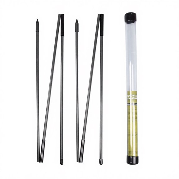 Rodiuiu Collapsible Golf Alignment Stick, Telescopic Golf Swing Direction Indicator Rod, Golf Practice Training Aid for Aiming, Putting, Swing