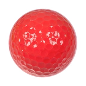 Rodiuiu Rubber Golf Practice Ball, Double-Layer Putting Swing Training Golf Ball, Professional Golf Ball for Driving Range Indoor Outdoor