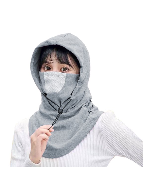 Winter Cycling Face Guard Neck Gaiter Breathable Thick Warm Windproof Outdoor Skiing Motorcycle Bandana Balaclava Hat Neck Scarf Face Shield