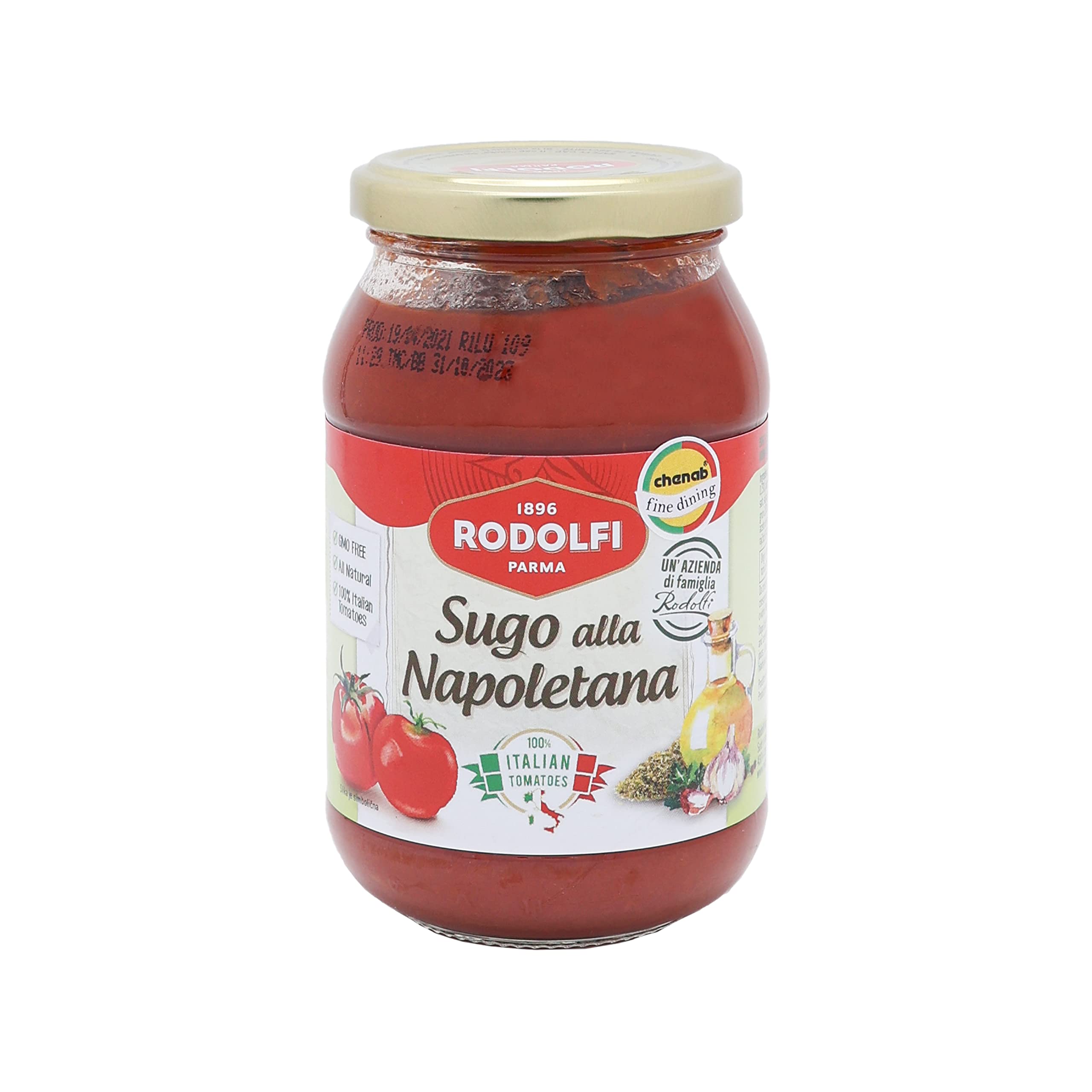 Rodolfi Napoletana Tomato Pasta Sauce (Sugo Alla Napoletana), 400G